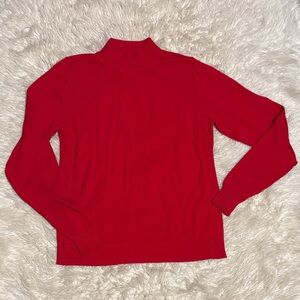 Attention Vibrant Red Turtleneck Sweater